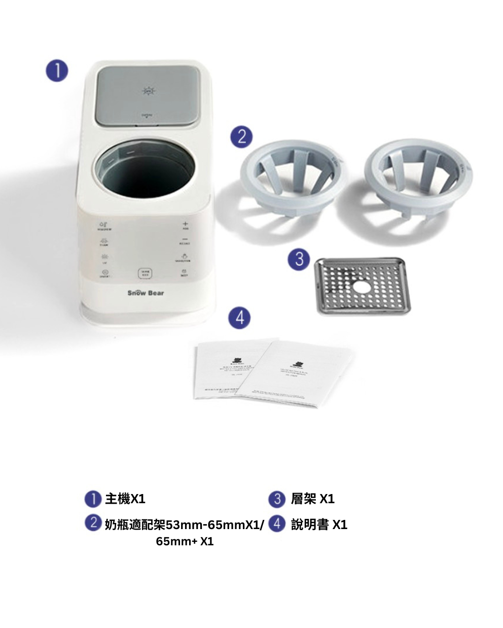 5-In-1 Milk Shaker, Warmer & Sterilizer