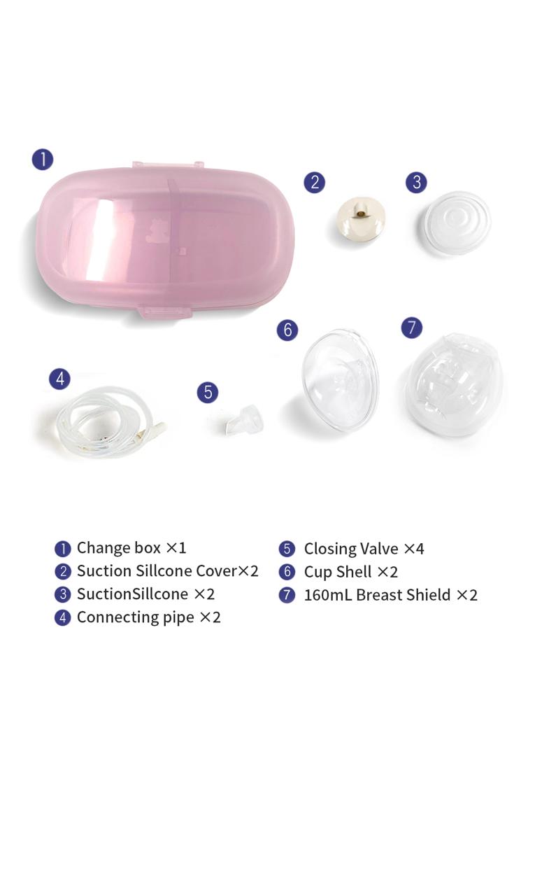 Hands-Free Cup Breastshield Set 24 MM