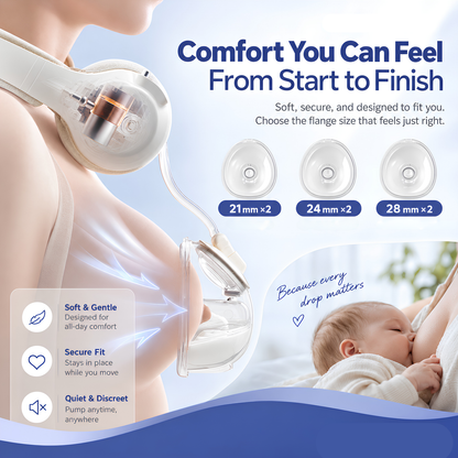 Pearl Neck Hanging Breast Pump HL-3058
