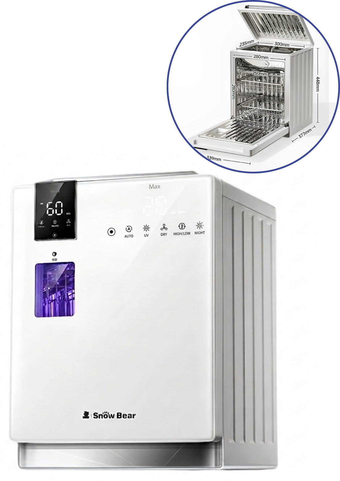 Star Diamond Dual-Chamber UV Sterilizer Dryer